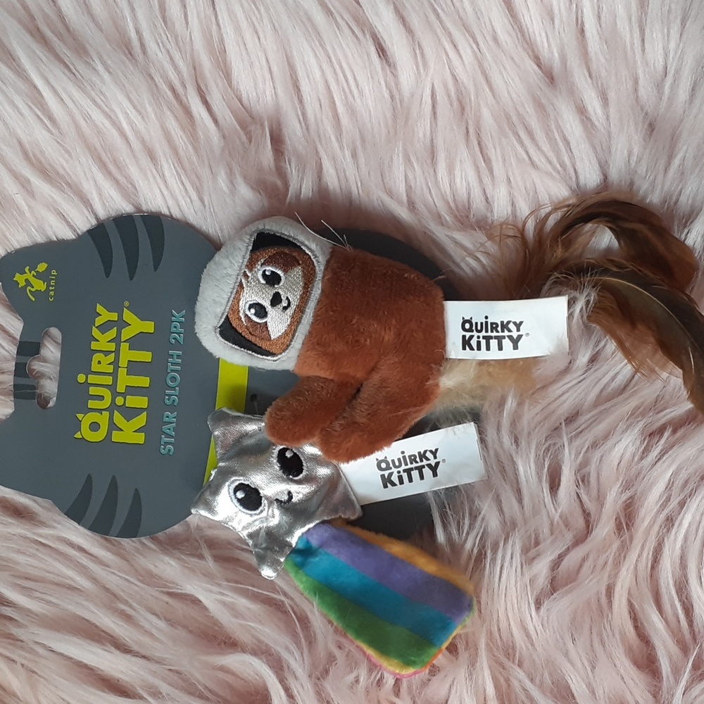 Brand New QUIRKY KITTY Cat Toy- 2 CT.